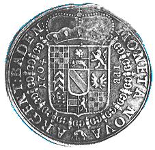 Baden-Durlach, Gulden 1704 des Ludwig Wilhelm
